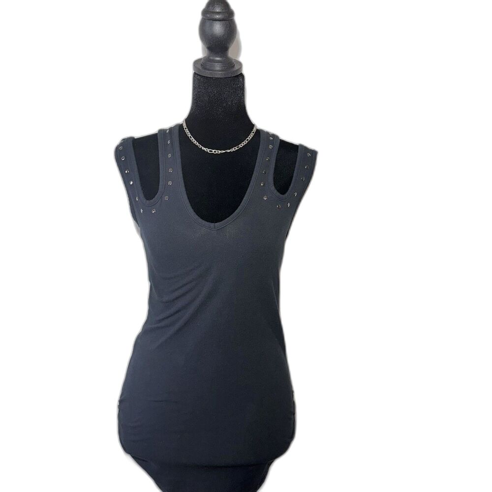 Boston Proper Black Sleeveless Top Stretch Women’s Size Small